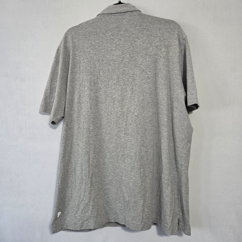 Public Rec Polo Shirt Men 2XL Gray Pima Cotton Blend Athleisure Golf Preppy Work - Picture 2 of 13